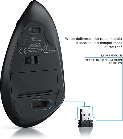 VERTICLE WIRELESS MOUSE